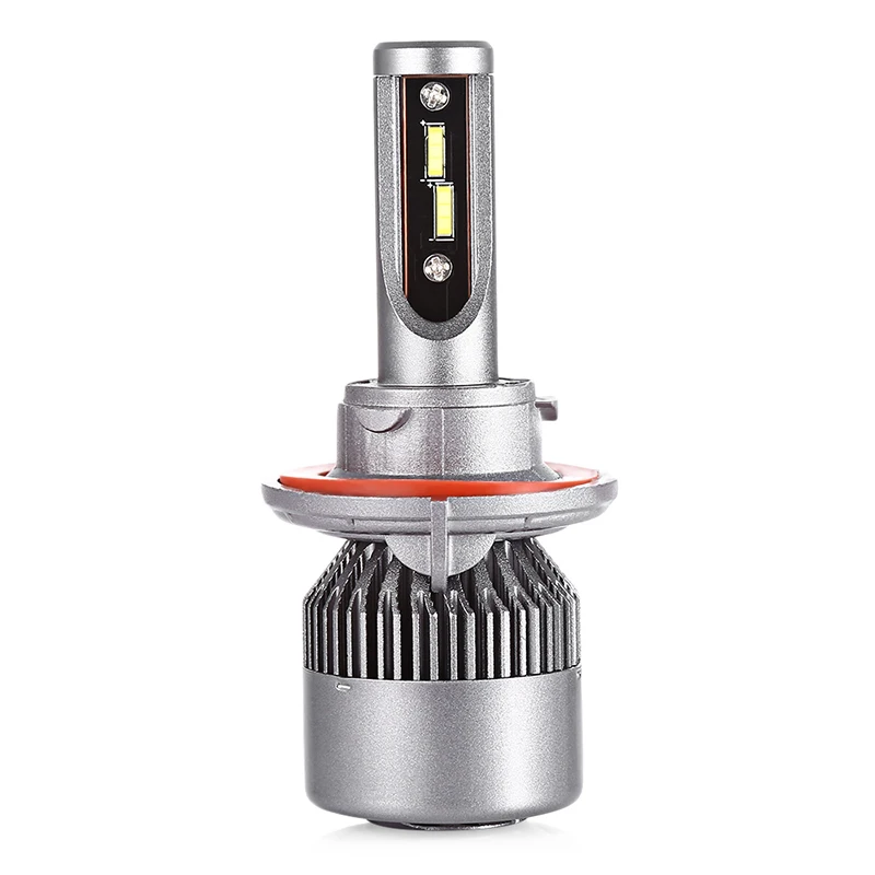 En Ligne LOAUT V7S Mini Ventilateurs LED Phare De Voiture CSP H13 Turbo 7200lm 60 w Auto Ampoule Salut Lo Faisceau Brouillard lumières de conduite Ampoule de voiture de style