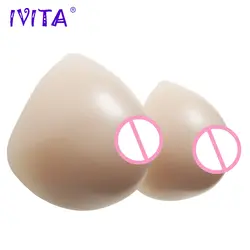 IVITA Лидер продаж 1600 г поддельные сиськи реалистичные силиконовые формы груди для трансвестита Enhancer перетащите queen мастэктомия