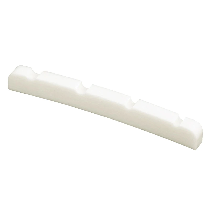 

Slotted Curved Bone Bass Nut for 4 Strings PB Precision Jazz Bass, 4.2x3.2x4.6/4.6mm