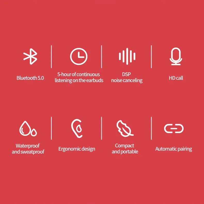 Bluetooth 5,0 наушники Nillkin GO TWS, беспроводные наушники-вкладыши, свободные руки, водонепроницаемые спортивные наушники с Bluetooth, игровая гарнитура