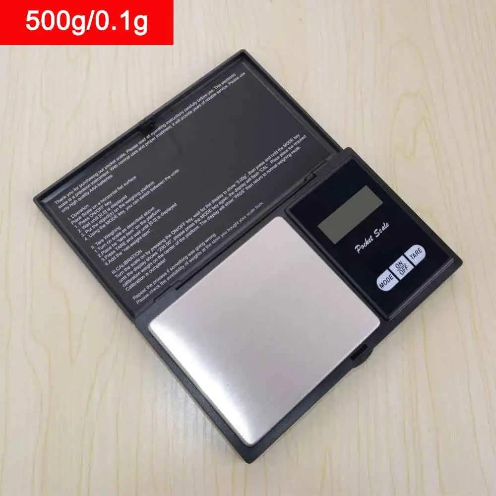 500g 0.01 ЖК-цифровые карманные весы 500/0. 01 г ювелирные изделия золотые весы электронные золотые шкала монеты для дома, аптеки - Цвет: 500g 0.01