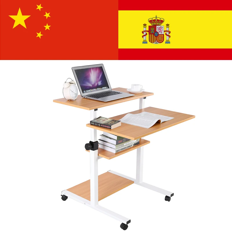 

Lifting Mobile Computer Desk Bedside Sofa Bed Notebook Desktop Stand Table Learning Desk Folding Laptop Table Adjustable Height