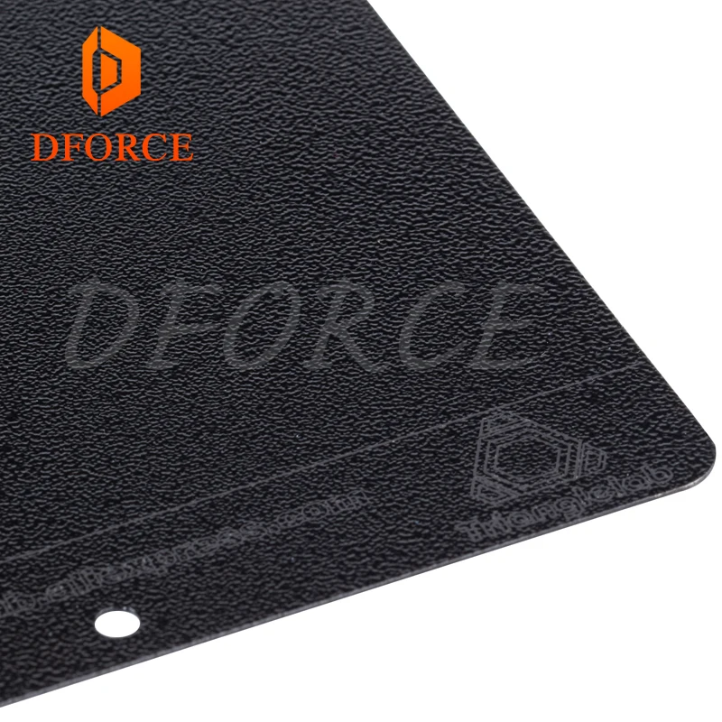 DFORCE 241x252 двухсторонняя текстурированная пружинная стальная пластина PEI с