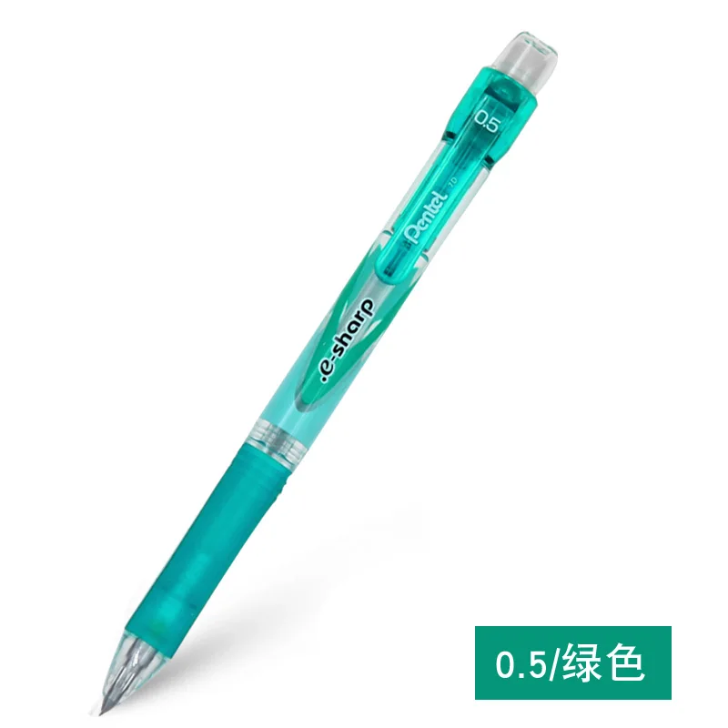 Механический карандаш Pentel e-sharp 0,5 мм AZ125R автоматический карандаш Япония - Цвет: Green 1PC