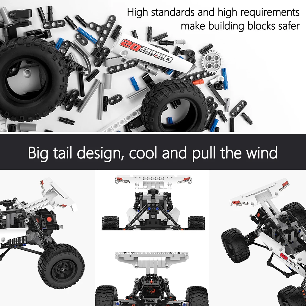 Xiaomi Mijia строительные блоки автомобили пустыня гоночный цилиндр поршневая система связи классические детали монтажный блок автомобильные игрушки
