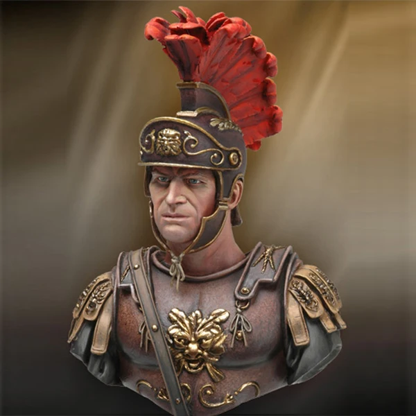 

DIY 1/10 BUST Resin Figure Model Kit Character Model Guards Officer Roman Warrior X79