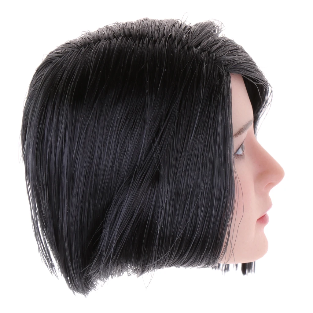 1/6 Scale Female Hiar Head Sculpture with Sexy Open Bikini Set for 12inch   Enterbay Action Figure Mode Doll Accessory