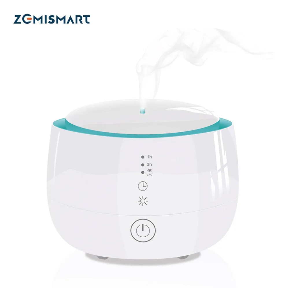 

Zemismart Alexa Google Diffuser Wifi Voice Control Smart Home Smart Life App Control 300ml Air Humidifier Purifier