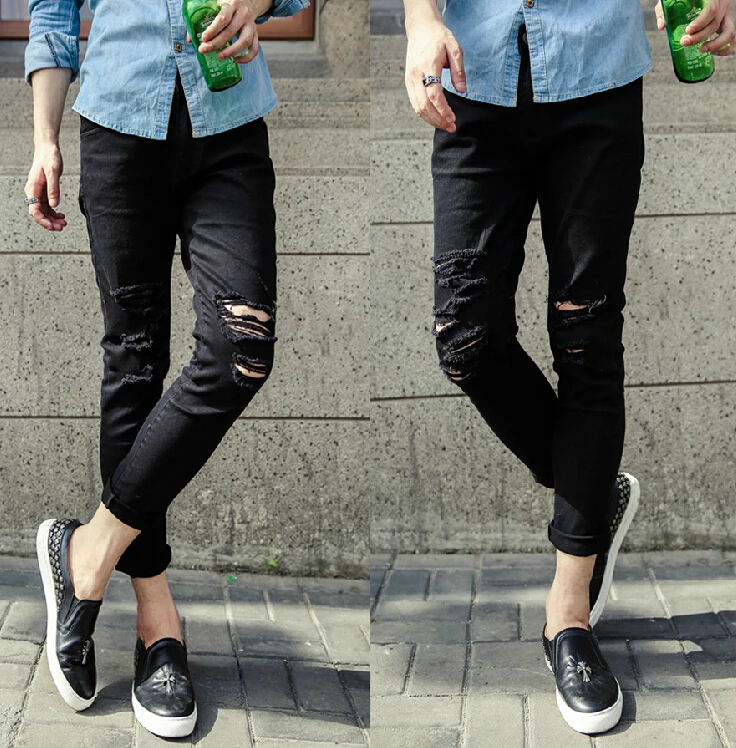 skinny jeans big feet