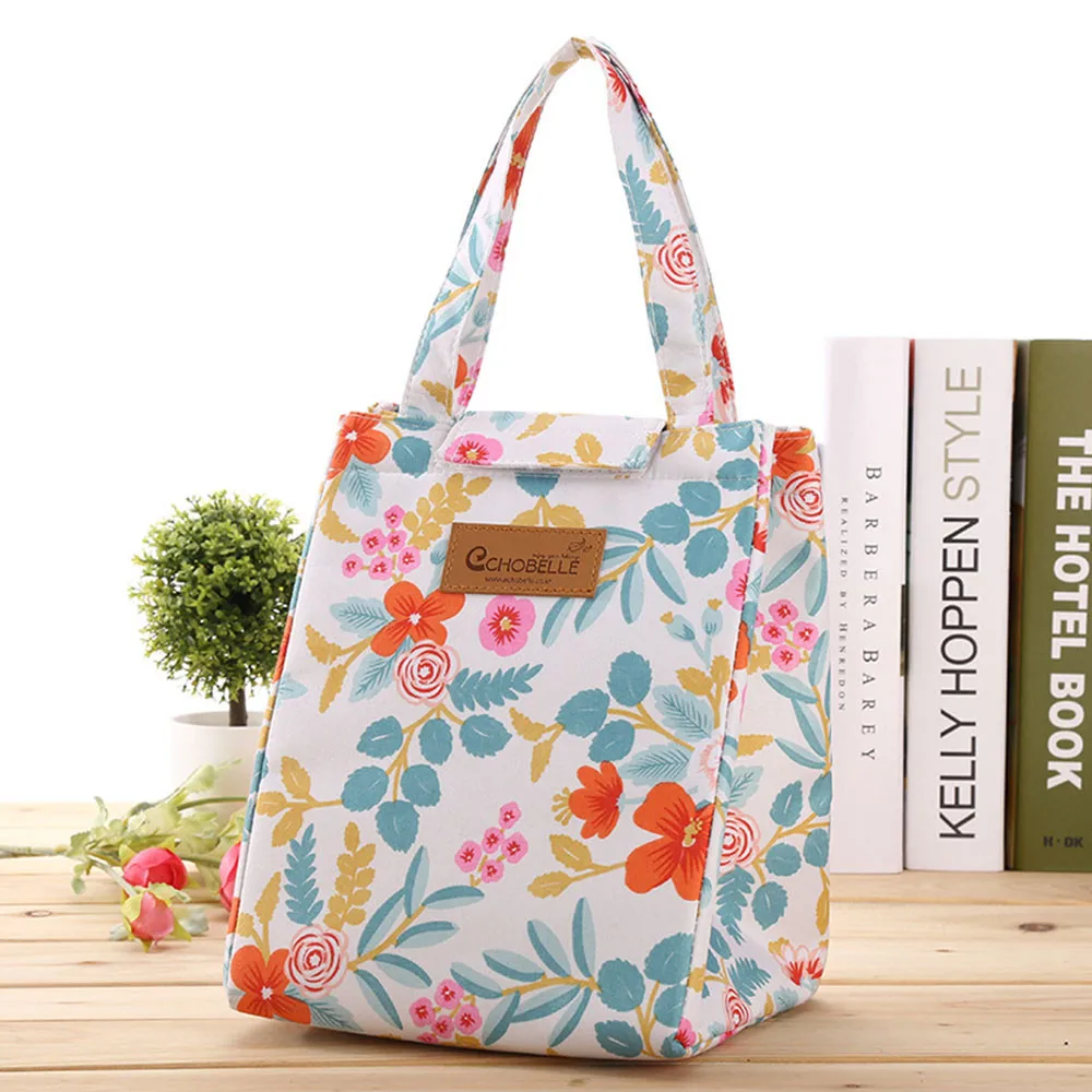 Cartoon Cute Lunch Bags For Women Kids Thermal Insulation Large Women Handbag Food Picnic Cooler Box Bag Storage Tote Bag d90626 - Цвет: E