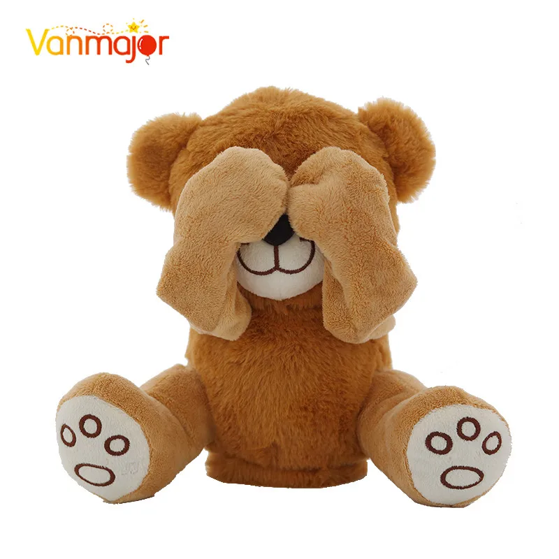 New Bear Toys Peek a Boo Teddy Bear Play Hide And Seek Lovely Cartoon Stuffed Kids Birthday Gift 30cm Cute Music Bear Plush Toy New Bear Toys Peek a Boo Teddy Bear Play Hide And Seek Lovely Cartoon Stuffed Kids Birthday Gift 30cm Cute Music Bear Plush Toy