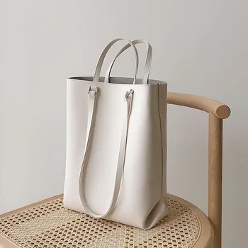 

Simple women shoulder bag Large capacity PU Leather big handbag Brand design Female Totes Shopping Bag bolsa feminin briefcase