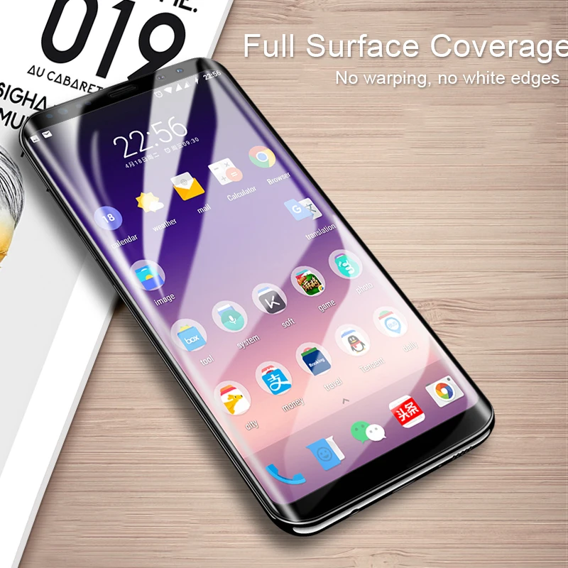BXE 9D полное покрытие закаленное стекло для Samsung Galaxy S8 S9 S10 Plus Note 8 9 10 Защита экрана