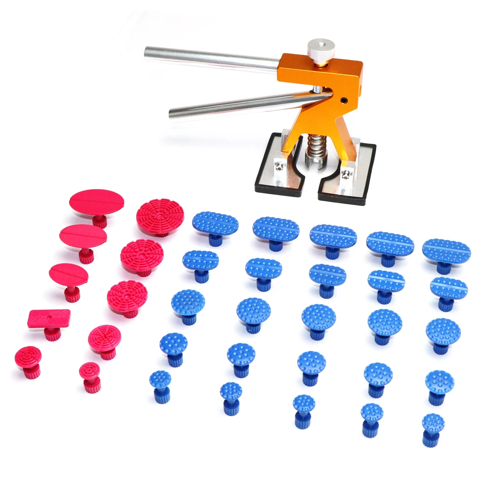 

PDR Tools Car Dent Repair Paintless Dent Repair Tool Remove Dents Auto Tool Set Dent Puller Kit Lifter Removal Glue Tabs pdr kit