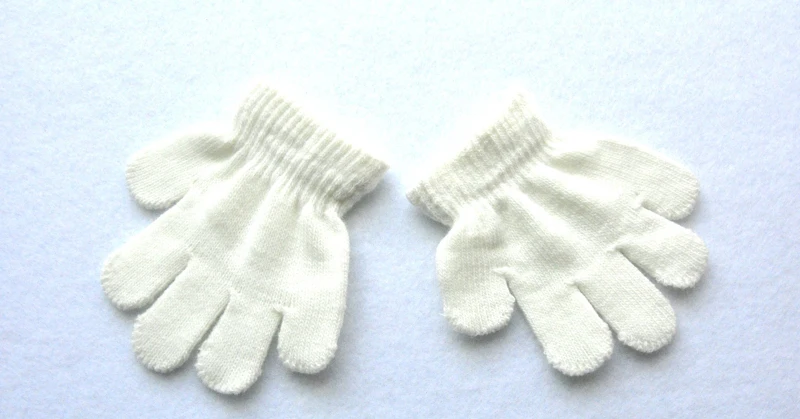 Детские перчатки 2018 новый зимний теплый для маленьких мальчиков варежки детские полный палец трикотажные утепленные носки для малышей для