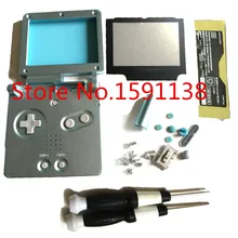 Новое поступление весь комплект светло-голубой пластиковый чехол, корпус для GBASP GameboyAdvance SP с X/Y винт Рождественский подарок