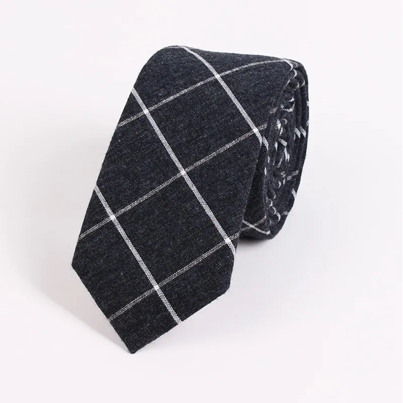 Mantieqingway 6,5 см мужской костюм Галстук Классический мужской клетчатый галстук формальный бизнес галстук-бабочка мужские хлопковые Узкие галстуки Галстук