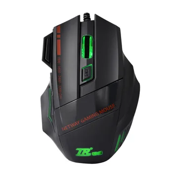 Dtime Brand Release 7 Keys USB Wired laptops computer pc notebook Mice Gaming Mouse Led Light For Dota2 cs go mause para jogos