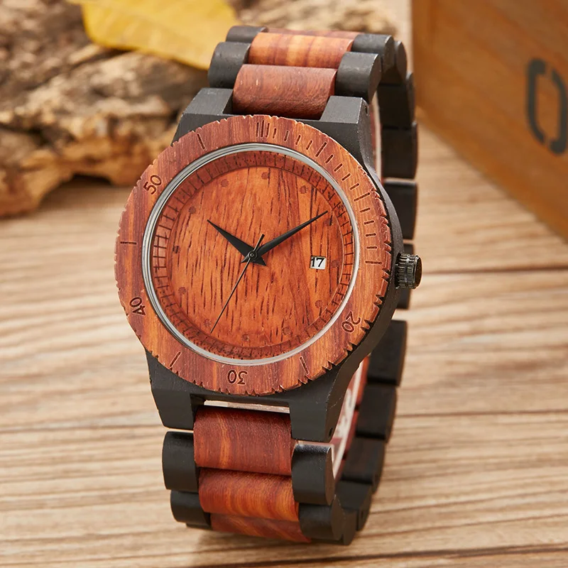 

Unique Wooden Watch Men Luxury Top Brand Analog Sculpture Dial Bamboo Wood Bracelet Natural Quartz Male Clock Wristwatch relogio