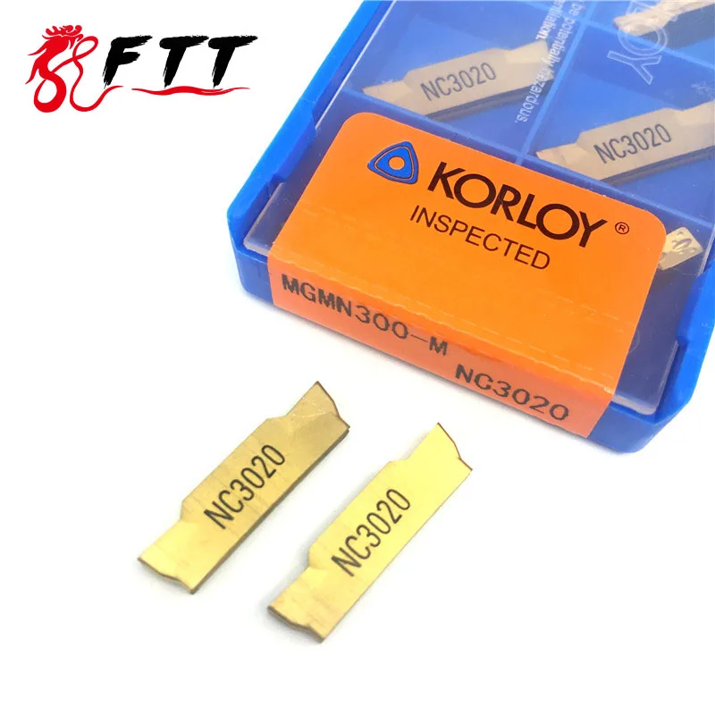 10pcs KORLOY MGMN300-M PC9030 Carbide Inserts Free shipping