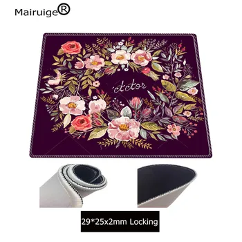 

Mairuige Pretty pink flower Mousepad Decorate Your Desk at Home And Office Desk Gming Mouse Pad Size (22x18x0.2cm)