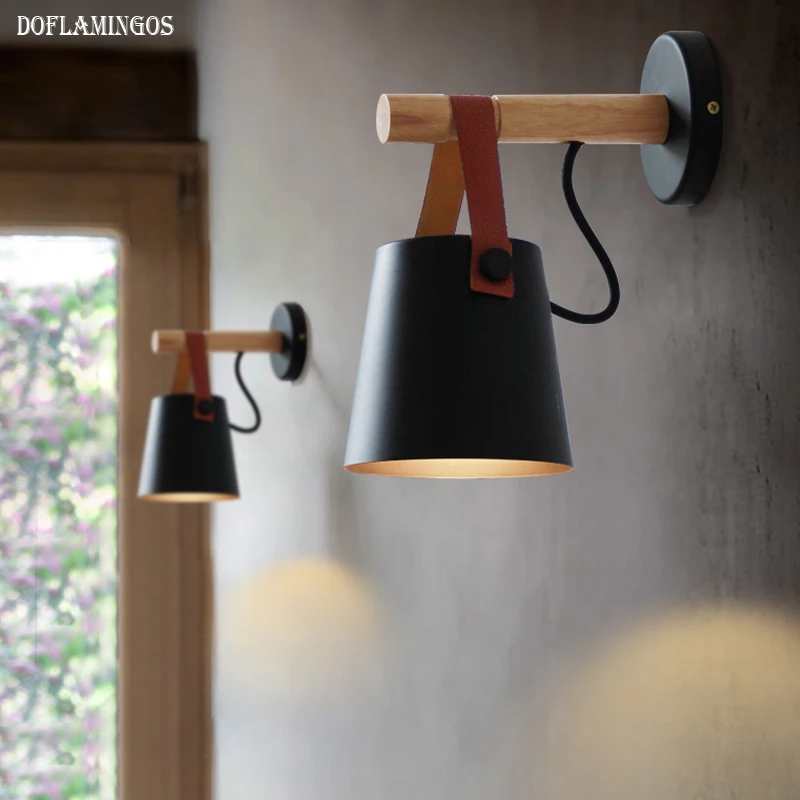 Lámparas de pared LED Abajur para sala de apliques de pared luz E27