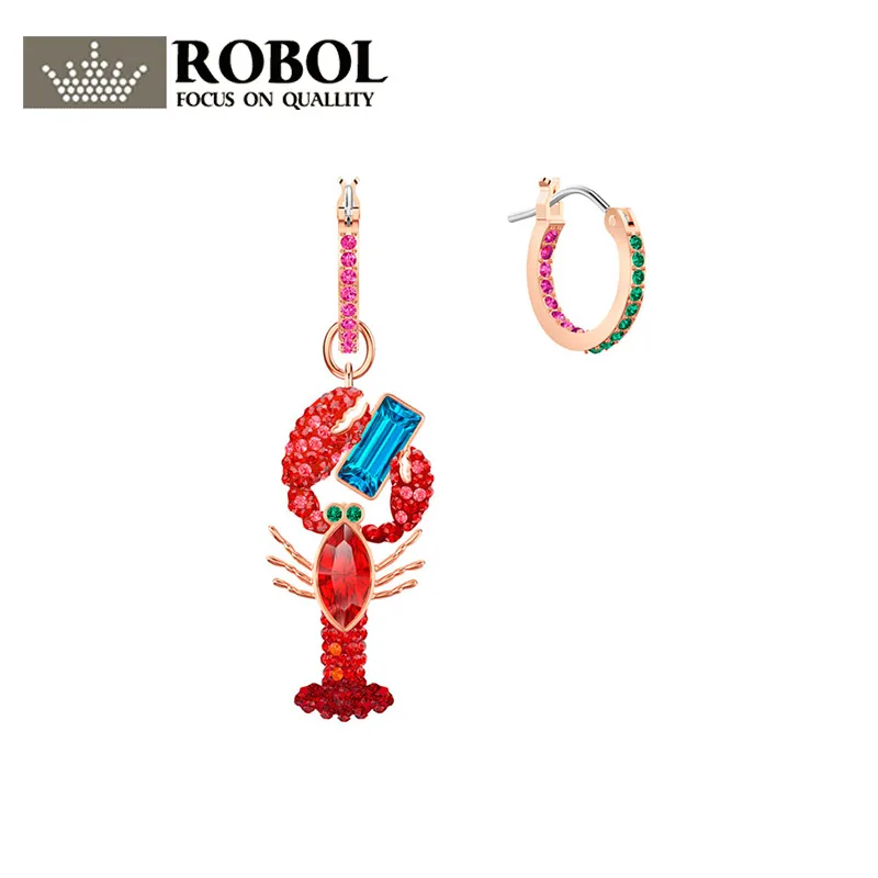 

2019 Original 1:1 SWANOCEAN Fun Lobster Playful Cute Summer Vitality DIY Female Earrings Earrings 5452555 Jewerly for Women