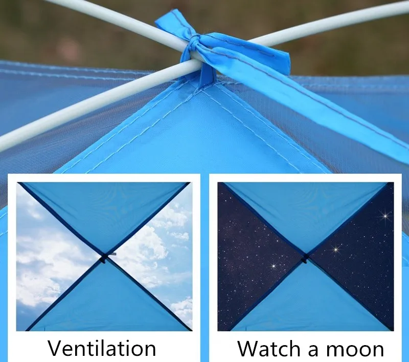 Портативная ветрозащитная палатка для 3-4 человек, двухслойная, водонепроницаемая, открытая, анти-УФ, туристические палатки для наружного туризма, пляжа, путешествия, палатка