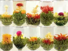 Random 18pcs of blooming tea with vacuum package, 2016 new art flower tea made by hand, Chinese flower tea