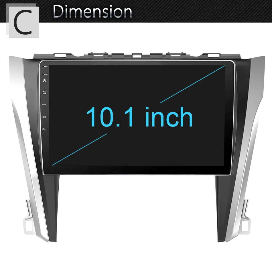 Excellent Eunavi android 9.0 car dvd gps multimedia player For Toyota Camry50 2012 car dvd navigation radio video audio player 4G+32G PX6 27