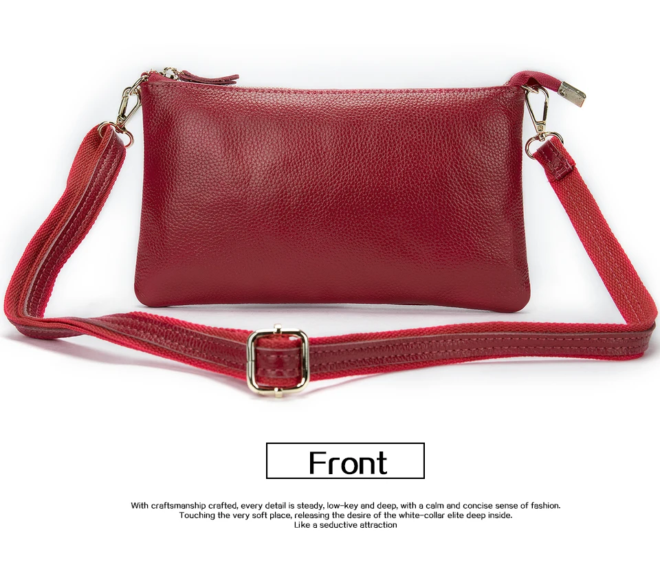 Wallet Female Card Holder Coin Purse Women Genuine Leather Long Wallet for Credit Cards Bag Purses for Women Shoulder Bags 19