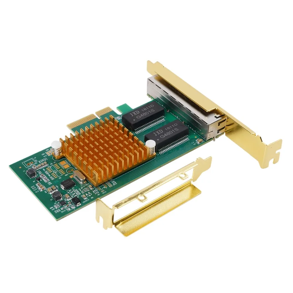 ORICO 4 порта PCI-E для RJ45 PCI Express карта расширения высокоскоростной PCI-e PCIe для настольных компьютеров компоненты win 10 добавить на карты