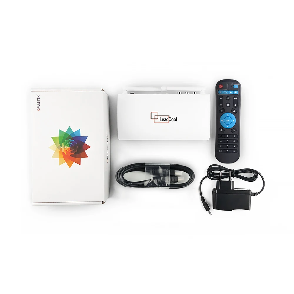 Leadcool Smart Tv Box Android 8 1 1g/2g ddr3 8g/16g emmc RK3229 Четырехъядерный 4KUHD H.265 медиаплеер 2 4G Wifi hdmi 0