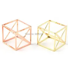 Сушилка квадратным основанием Красота кронштейн пустой кубик углерода Сталь держатель спонжа для Макияжа Косметический слойка Дисплей стенд Поддержка F1004