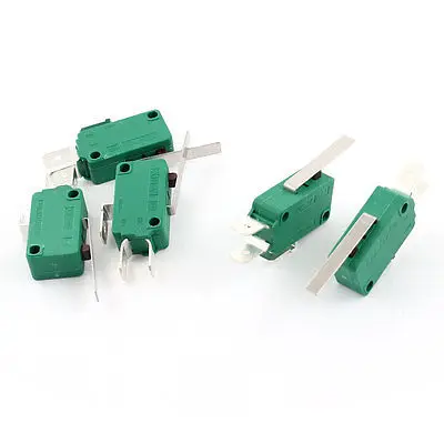 5 шт. AC250V/125V 16A концевой выключатель с прямым рычагом на шарнире SPDT микро KW3-OZ |
