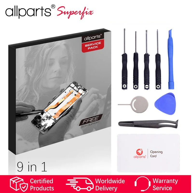

Professional Portable 9 in 1 Mobile Phone Repair Tools Screwdriver Kits Opening Mobile Phone Repair Tool for iPhone and Others