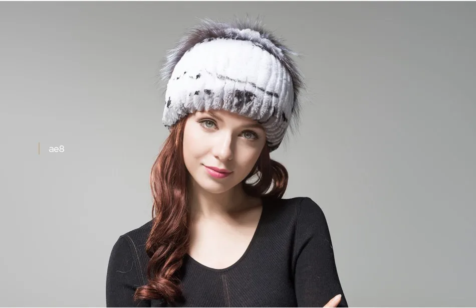 fur woman winter hats PCM009 (11)