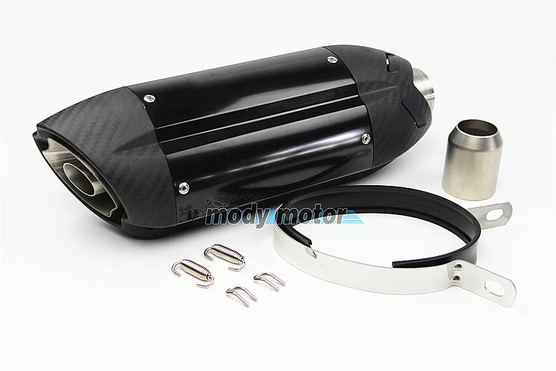 Koop MGOD Motorfiets sportwagen gemodificeerde MT07 09 voor 10RZX6R10R Z800 Italiaanse duivel MIVV uitlaatpijp 36 51mm universele ninjia er6n