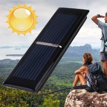 BCMaster 0.5V 0.125W 250MA Mini Polycrystalline Solar Panel Portable DIY Solar Power Cell Charger Module