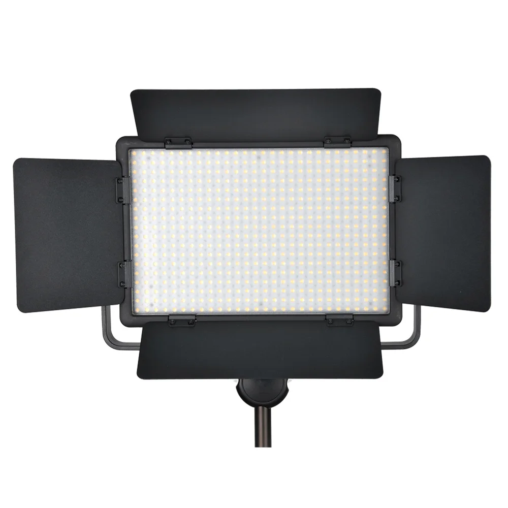 

Godox 500 LED Lamp Panel LED500C 3300-5600K Bi-color /LED500W White Video Light Lighting+ Power Adapter + Wireless Remote