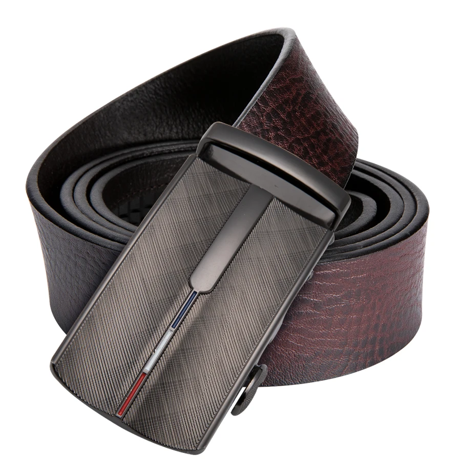 4 Colors Men Belt Leather Belt For Men Ratchet Dress Belt ...