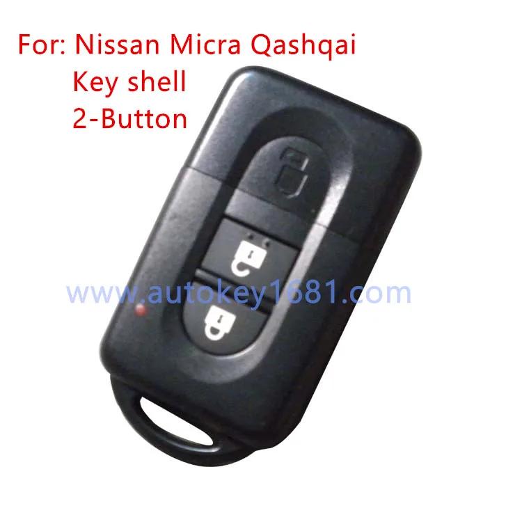 Удаленный ключевой случае В виде ракушки 2 кнопки брелока для Nissan Micra XTRAIL Qashqai Juke Duke navara