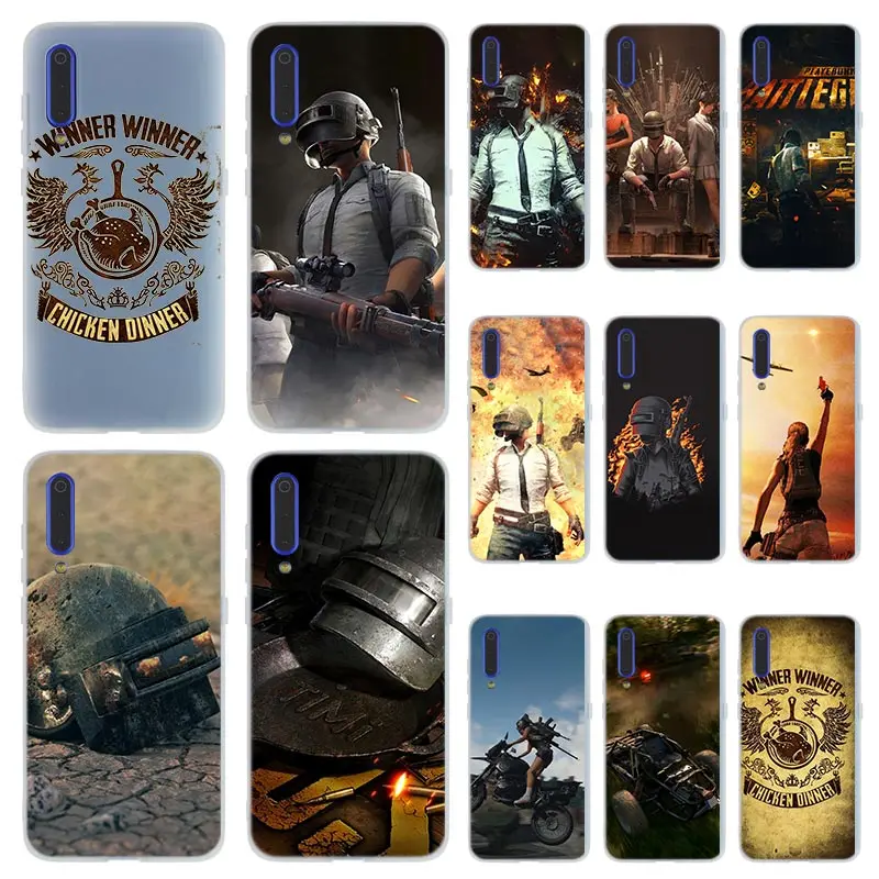 PUBG posters Soft Phone Case For Xiaomi Mi 12 11 Pro Ultra 10 9 8 SE 6X A3 A2 LITE cc9 cc9e Cover | Мобильные телефоны и