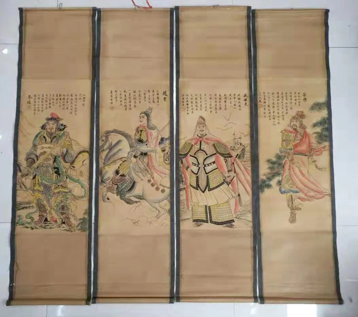 

Exquisite Chinese Collection Decorative diagram - Four Great Famous Fighting hero of Ancient China