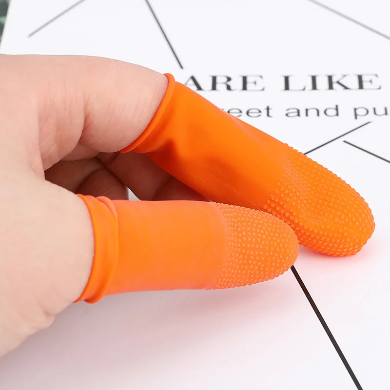 

Anti-slip Anti-static Latex Finger Sets / Rubber Agricultural Finger Sets Labor Protection Protective Finger Sets Thickening