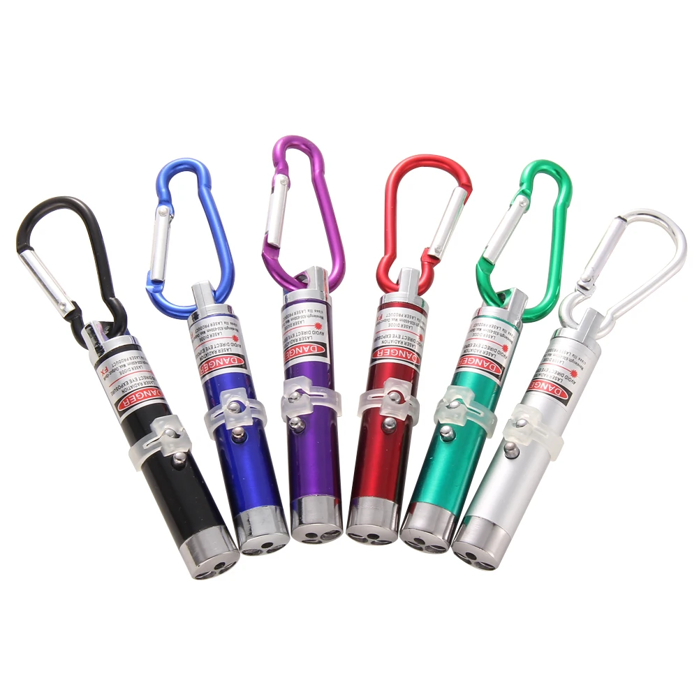 

3 in 1 Multifunction Mini Laser Light Pointer LED Torch Flashlight UV Torch Keychain Mini wireless Laser Pointer Presenter