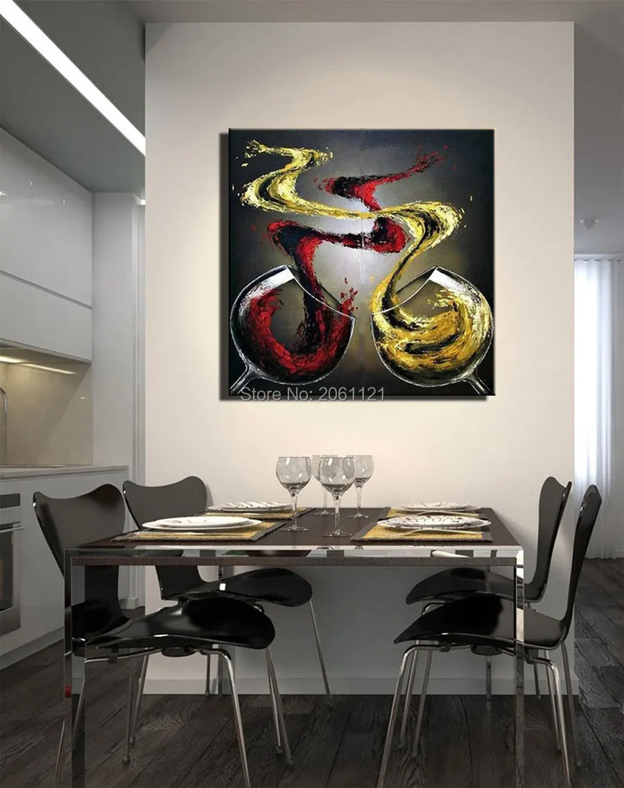 

Handpainted Oil Painting On Canvas Abstract Art wine Painting Modern Home Villa hotel Sitting Room Corridor Decoration Picture