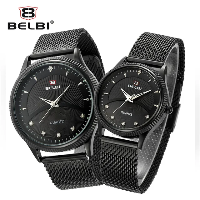 BELBI Couple Watches Diamond Watch for Men and Women Ultra-Thin Steel Watchstrap BELBI Couple Watches Diamond Watch for Men and Women Ultra-Thin Steel Watchstrap