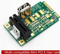 Мини Райзер-карта PCIe, мини PCI-E переходная карта PCI-E карта