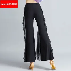 Señoras Pantalones de Baile Moderno Trompeta Femenina Pierna Ancha Pantalones Chicas Vals Tango Bailando Pantalón de Baile Pantalones Largos Negro B-6866 Señoras Pantalones de Baile Moderno Trompeta Femenina Pierna Ancha Pantalones Chicas Vals Tango Bailando Pantalón de Baile Pantalones Largos Negro B-6866